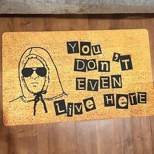 NEW Mean Girls “You Don’t Even Live Here” Funny Non-Slip Doormat